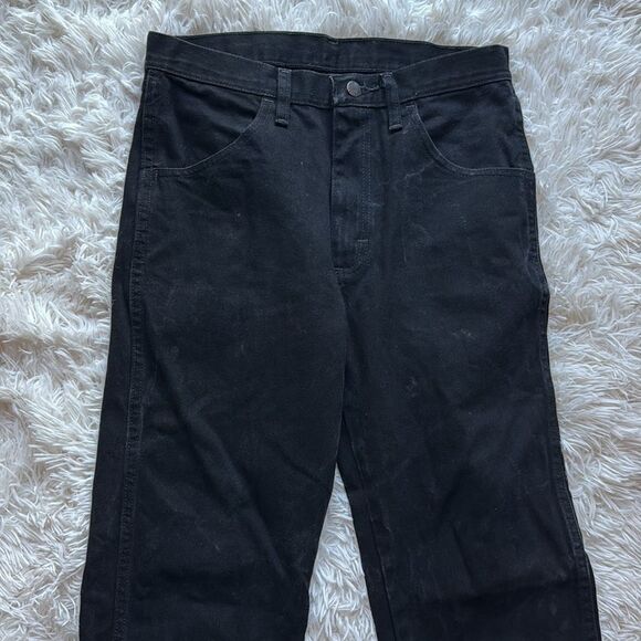 Rustler Black Straight Leg Jeans 30x32 30 - Picture 2 of 7